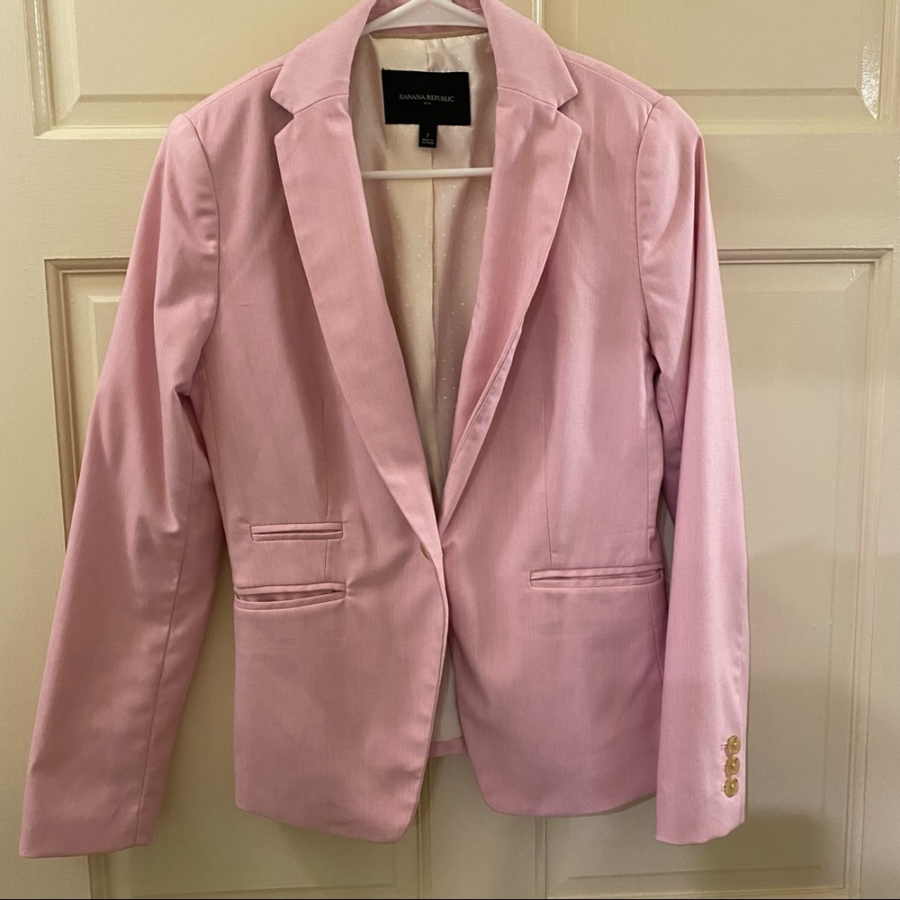 Banana Republic Pink Blazer